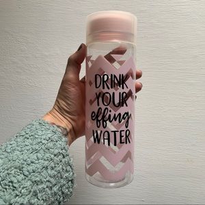 Boutique water bottle